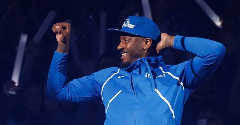 John Wall returns to Big Blue Madness (Photo via UK Athletics)